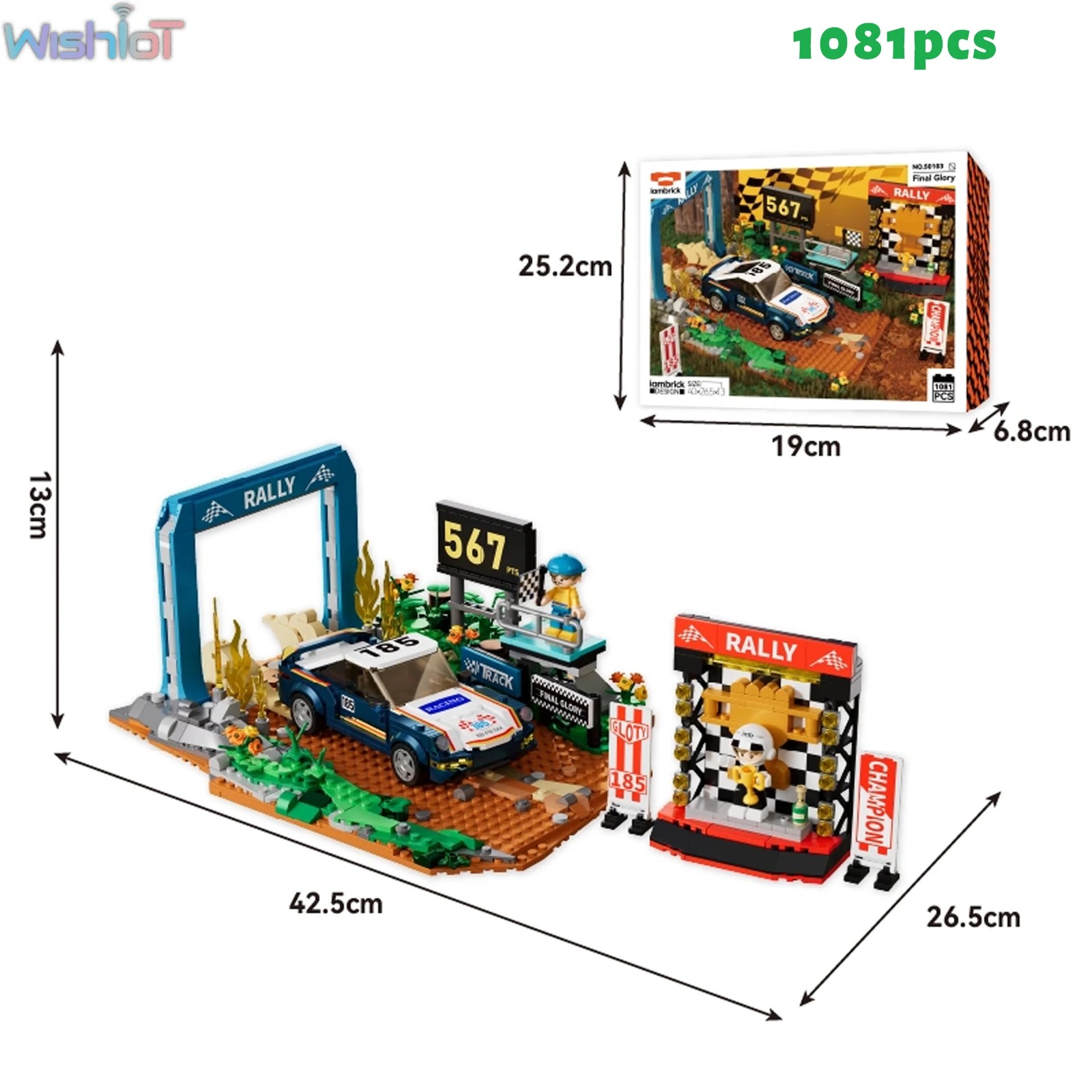 1081pcs-final-glory-building-blocks-simulato-pista-da-corsa-e-auto-da-corsa-figure-modello-moc-scena-da-corsa-assemblaggio-giocattoli-ragazzi-regali