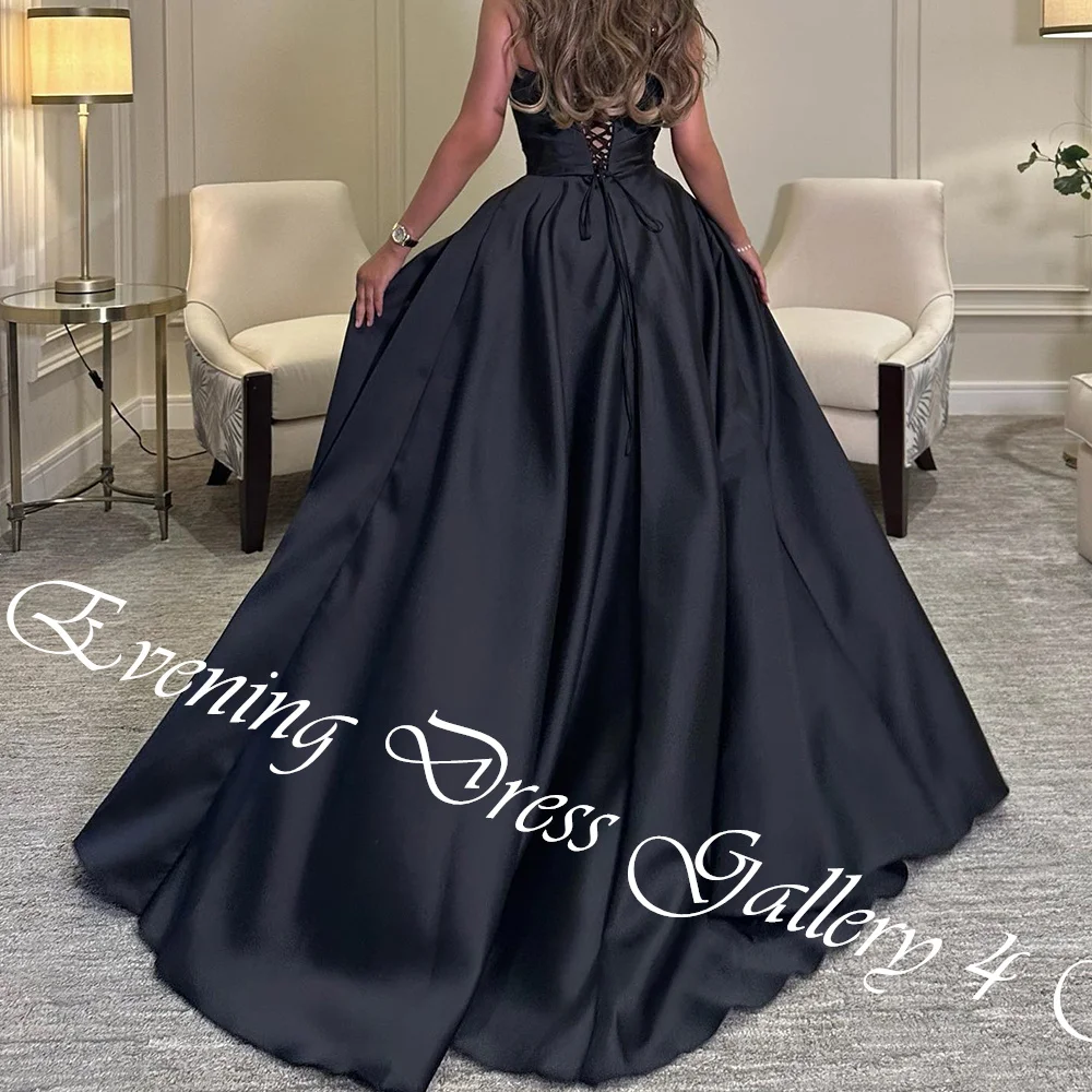 Customized Classic Crystal Sweetheart Floor Length A-Line платье вечернее Satin Spaghetti Straps Sweep Train Vestidos Para Mujer