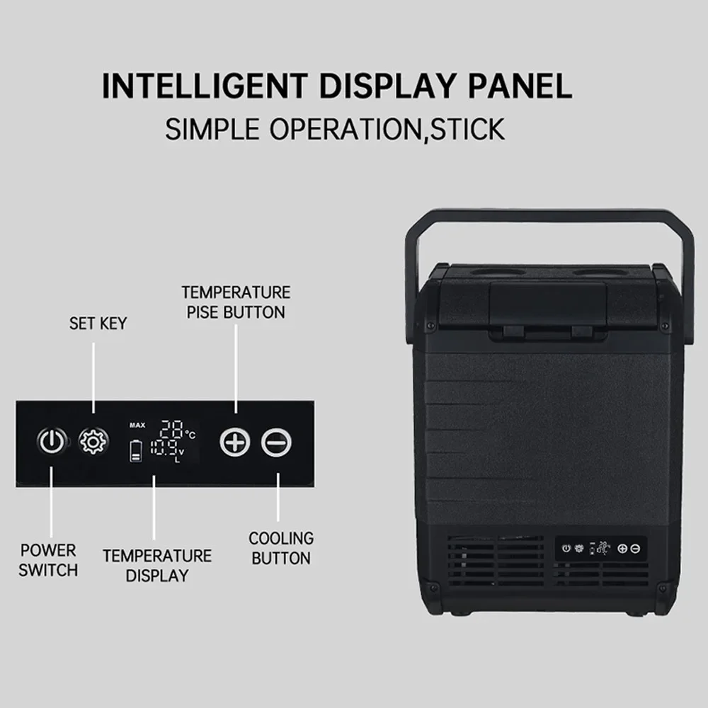 

Family Travel Cost-effective Cool Mini Cooler Box Car Refrigerator 10L DC 12v Portable Car Fridge for Drinks