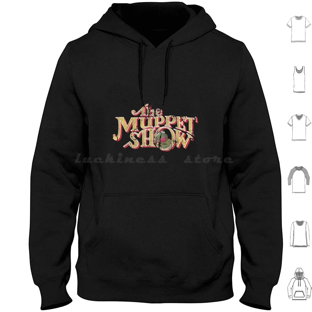 Vintage Show Essential Hoodies Long Sleeve And Mats With Purr Sonality Jim Henson Tv Shows Pop Culture Graphic Design