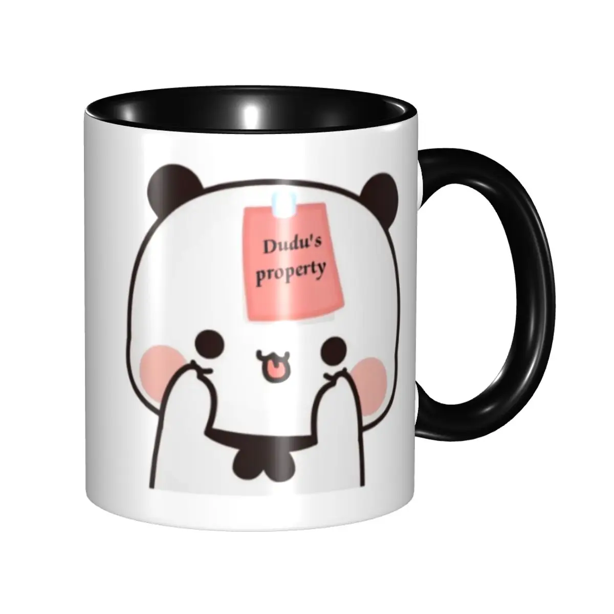 

Bubu Dudu Panda And Brownie Bear Couple Coffee Mugs DIY Personalized Ceramic Mug Creative Present