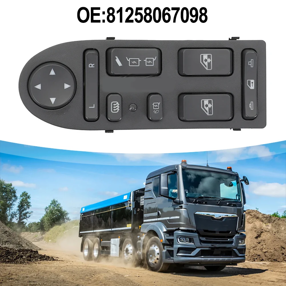 

Car Maintenance As Shown In The Picture MAN Truck Switch OEM 81258067098 ABS Material Black Color Replacement Part