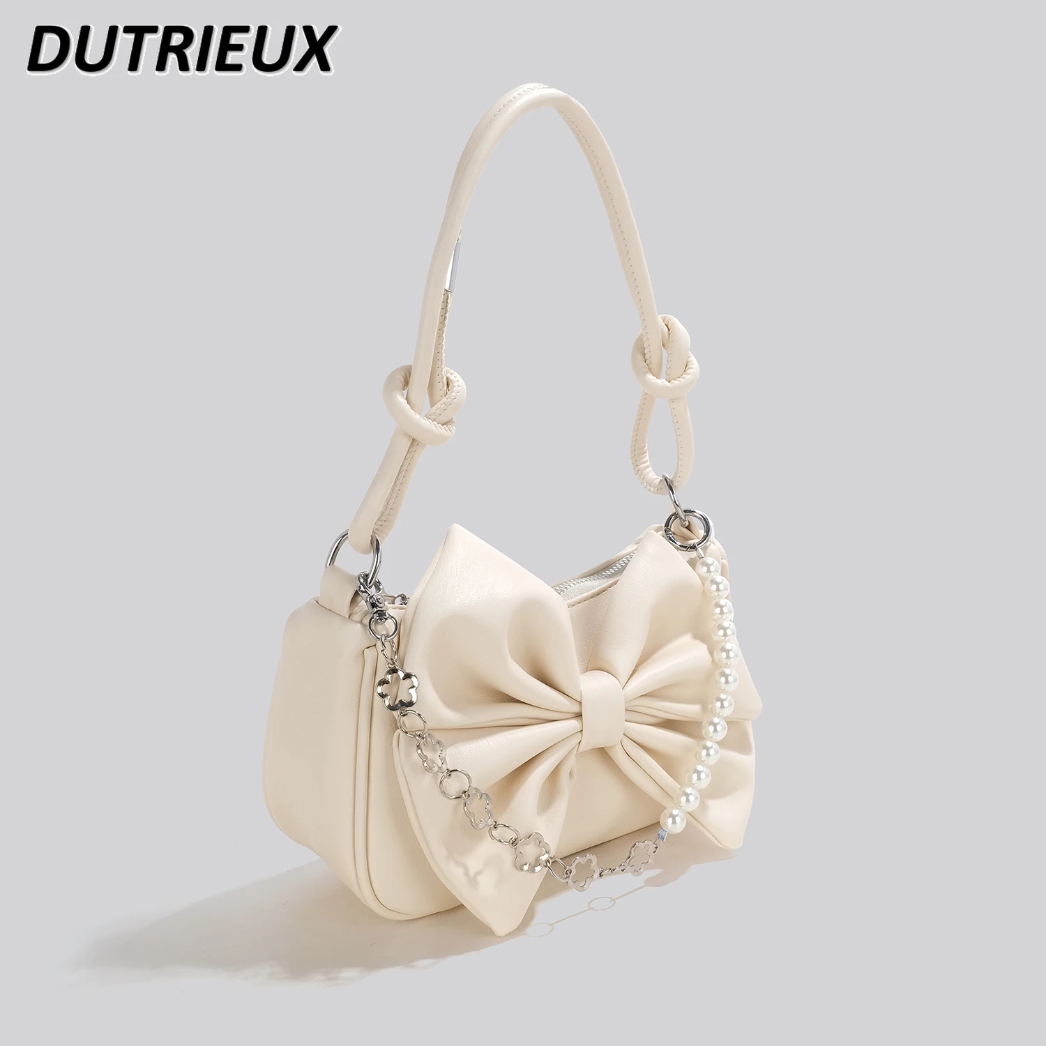 Spring Summer Girl Underarm Bag Fashion Sweet Cute 2024 New Shoulder Bag Elegant Casual Birthday Gift HandBags for Women