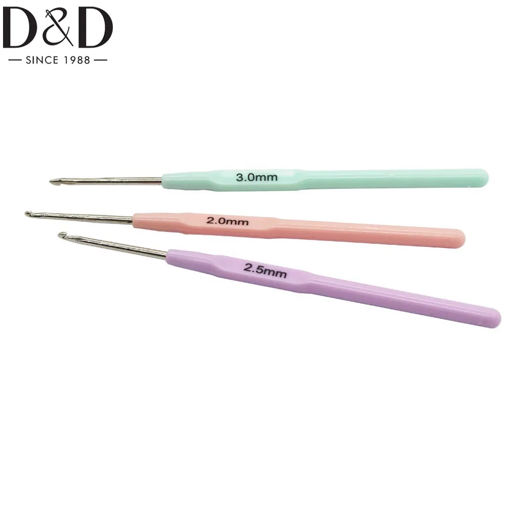 3pcs/set Crochets Kit Sewing Embroidery Tool Hook Needle DIY Handcraft Knitting Crochet Needle Best Gift for Mom