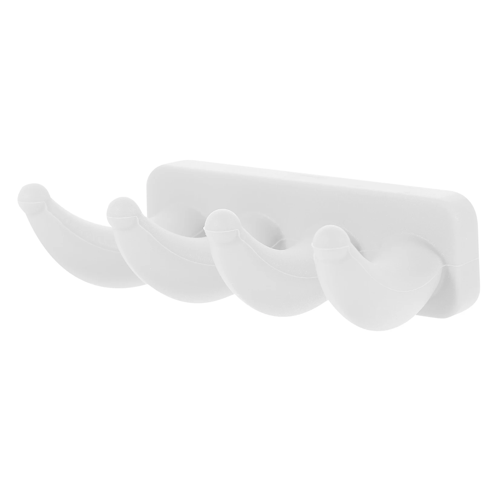 

Silicone Wall Hooks No Drill Adhesive Mounts Bathroom Kitchen Hooks for Towel Clothes Hat Storage Sturdy Versatile Bath Loofah