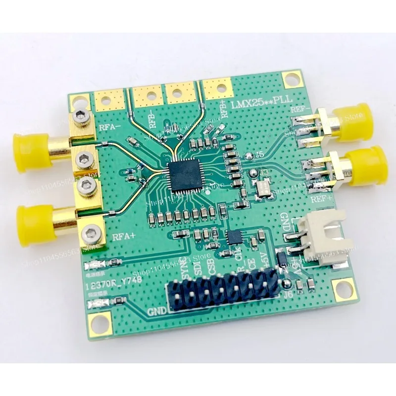 LMX2594 PLL Frequency Synthesizer Development Board 10MHz-15GHz High Frequency Microwave Signal Source for RF Lab