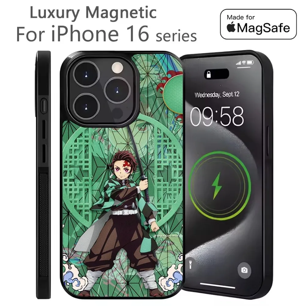 

D-Demon S-Slayer Kamado Tanjirou Phone Case For iPhone 16,15,14,13,12,11,Plus,Pro,Max Mini Magsafe Magnetic Wireless Charging