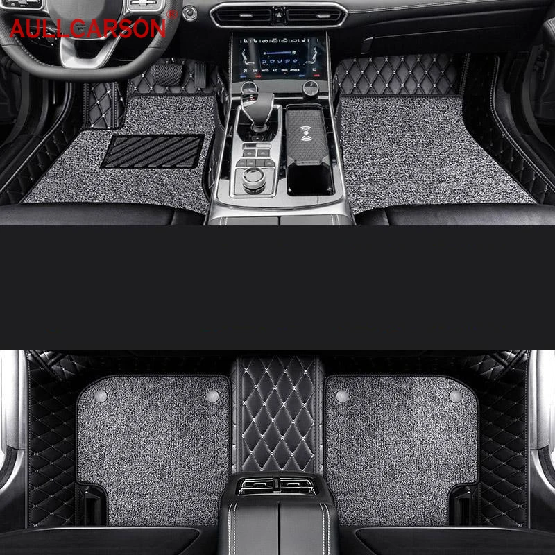 For Lada X-Cross 5 2022 2023 Car Floor Mats Single Double Layer Custom Foot Pads Salon Carpet Cover Interior Accessories