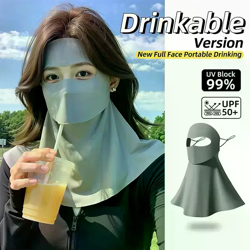

Women's Sun Protection Face Mask Breathable And UV-protective Suitable For Summer Outdoor Cycling