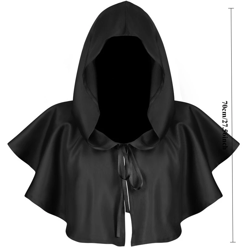 New Scare Horror Fun Play Costume Halloween Cape Medieval Magic Cape Cosplay Costume Film and Television Performance Vampire