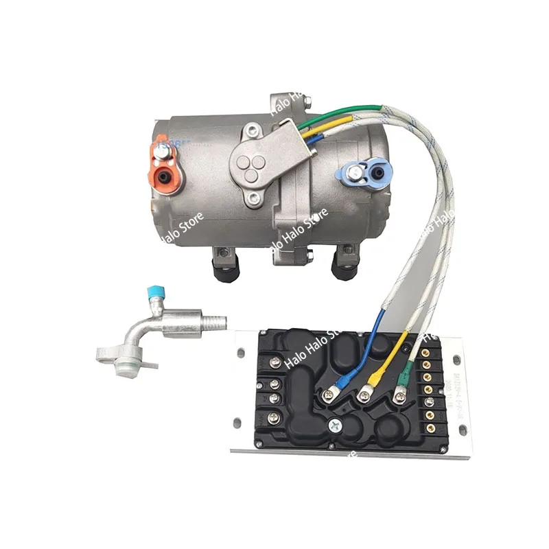 Air Conditioner 12V/24V Electric Compressor Unit Energy Modified Electric Suitable for Car Truck Bus Tractor Car Air Conditioner