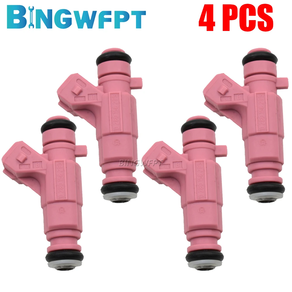 4PCS 0280156295 1984H2 9662210980 Para Peugeot 206 207 SW Hoggar 2010 em diante Para Citroen C3 Bico Injetor de Combustível