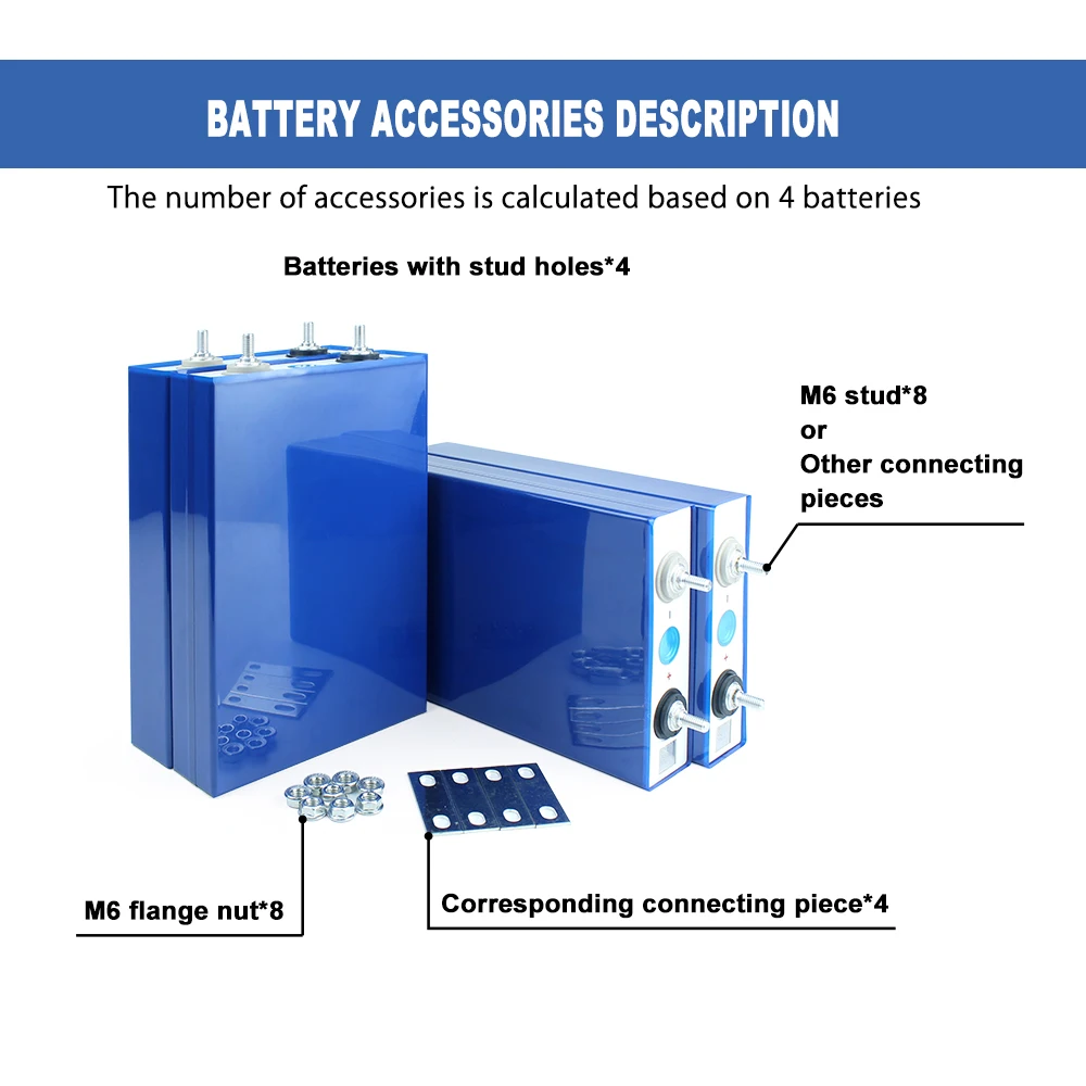 EVE Grade A LiFePO4 Battery 3.2V 80Ah Rechargeable Prismatic Batteries For Solar Energy Home Power Storage DIY 12V 24V 48V