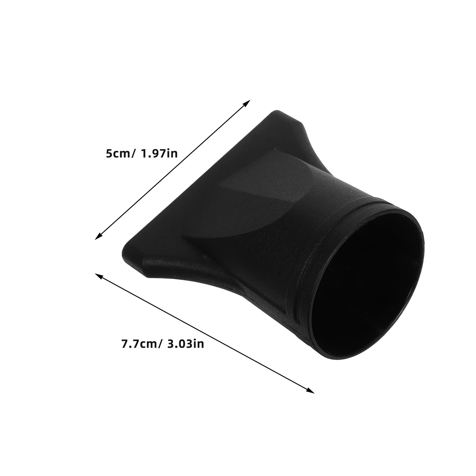 2 قطعة مجفف الشعر العالمي مرفق فوهة المكثف الناشر نصائح أسود 44-46 مللي متر قطر صالون تصفيف مجفف للنفخ #6