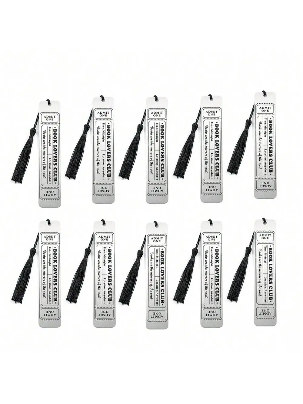 

Оптовая продажа, книжная отметка Fun Reading Club, закладки из нержавеющей стали для читателей, коллекция книжных червей и друзей, обучающий офис