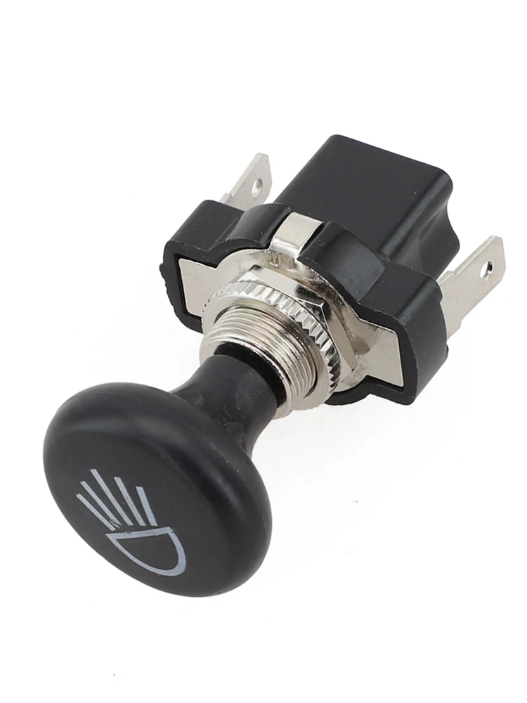 Push Pull Light Switch 12 Volt for Golf Cart Headlights Compatible with For ClubCar and For EZGO 4034 Electric Cart Model Metal