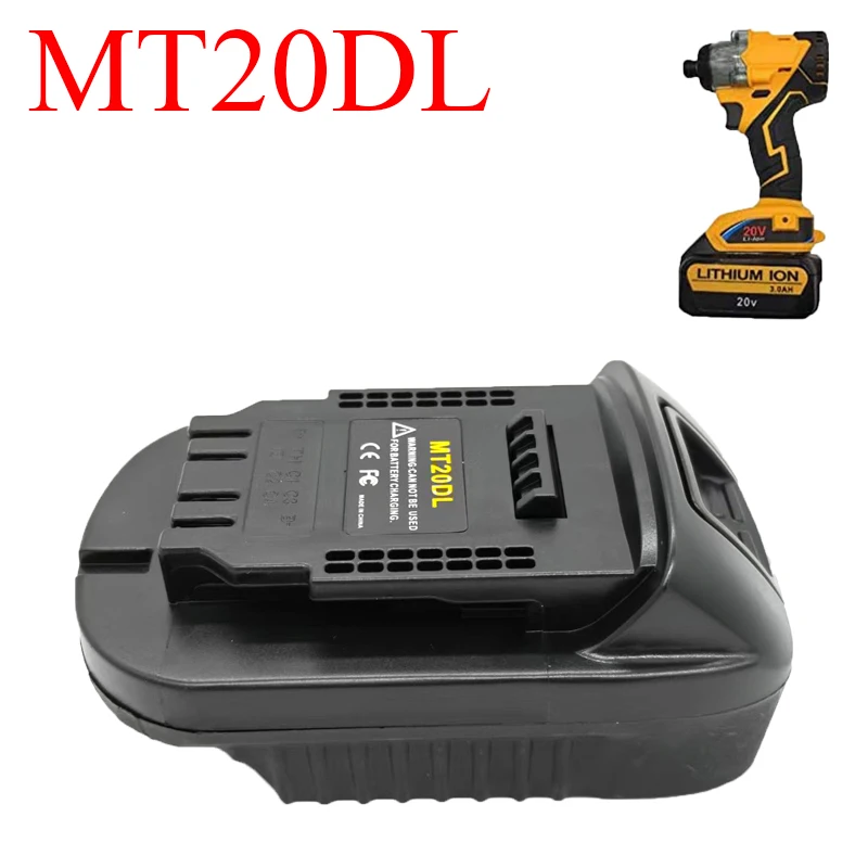 

For Makita 18V Li-Ion Batteries Converting To for Roybi 18V Li-ion Battery Power Tools Drills MT20DL Battery Convertor Adapter