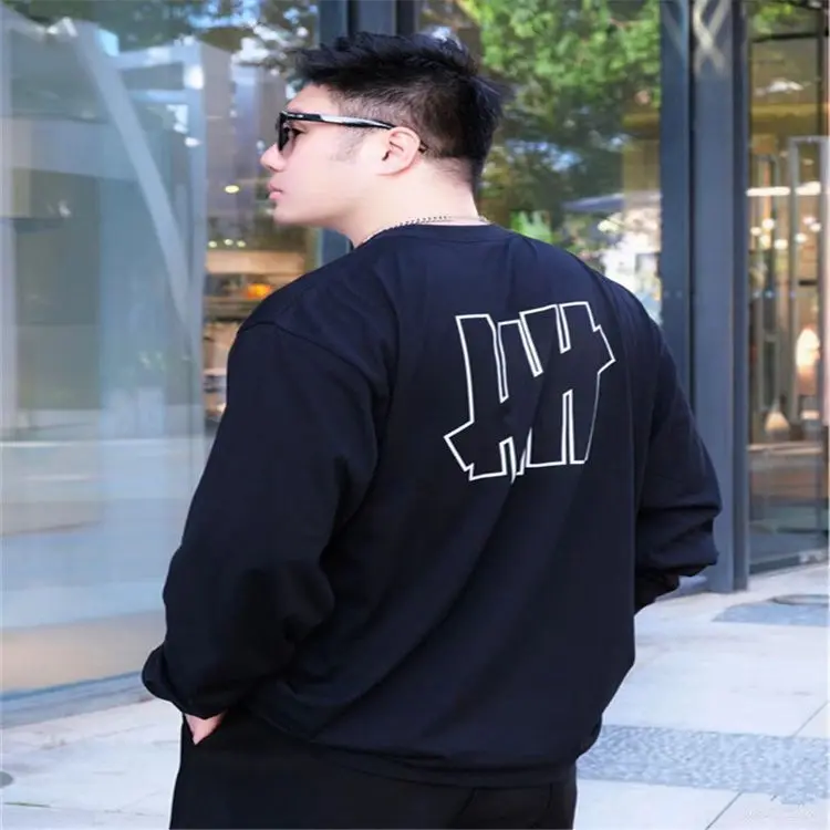 UND Relaxed Fit L/S Tee 100% Cotton Unisex Couple Casual Streetwear