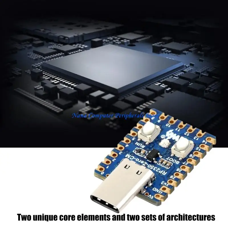 F68C Type C RP2350 Development Board with 29 GPIO, 12 Programmable Lines, 4MB Flash and Mini Size for Electronics Learning and