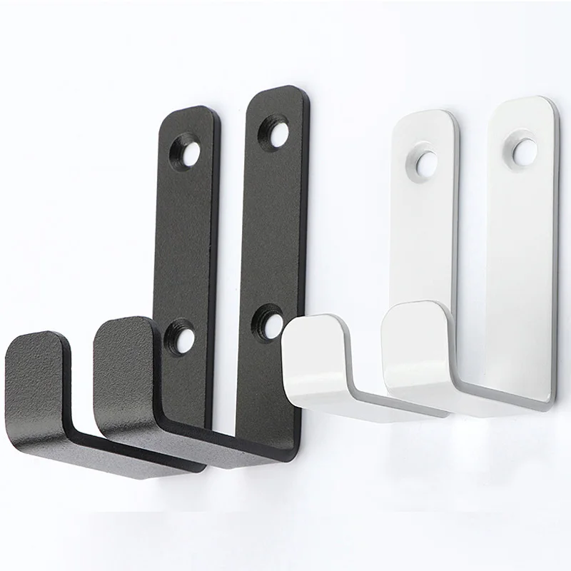 Ganchos para abrigos de pared, ganchos resistentes para colgar abrigos, ganchos sin óxido, montados en la pared con tornillos para llaves, toallas, bolsos y sombreros, 2 uds.