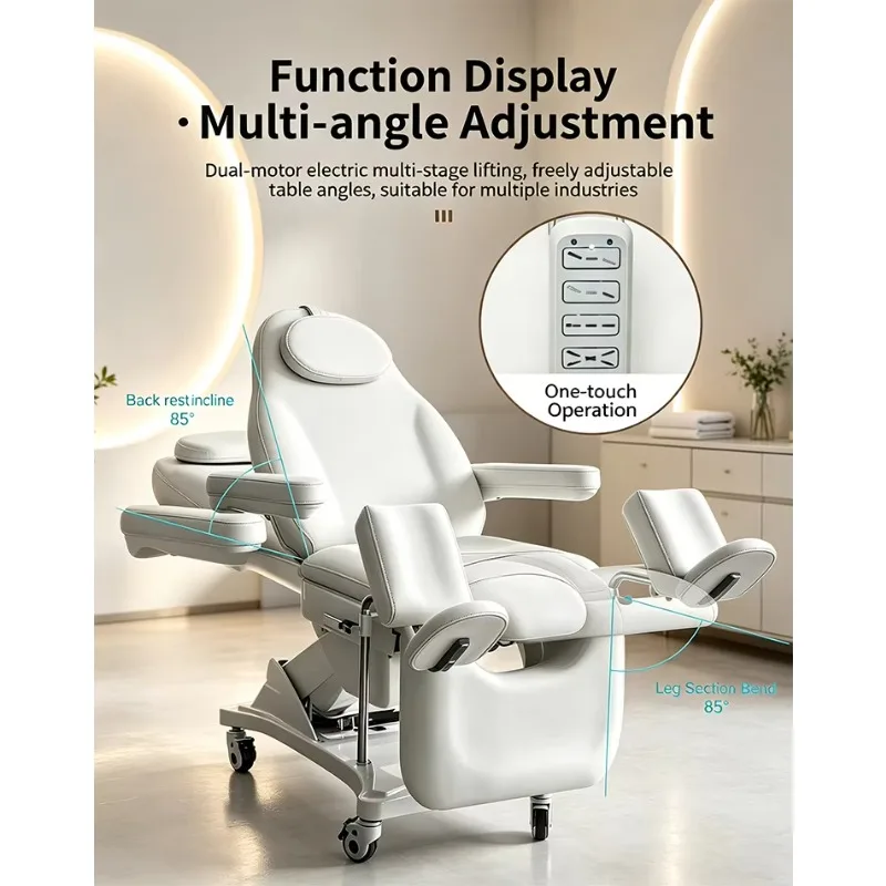 Hospital Delivery Beds Exam Beauty Medical Treatment  Massage Table Electric Gynecological Examination Table With Stirrup