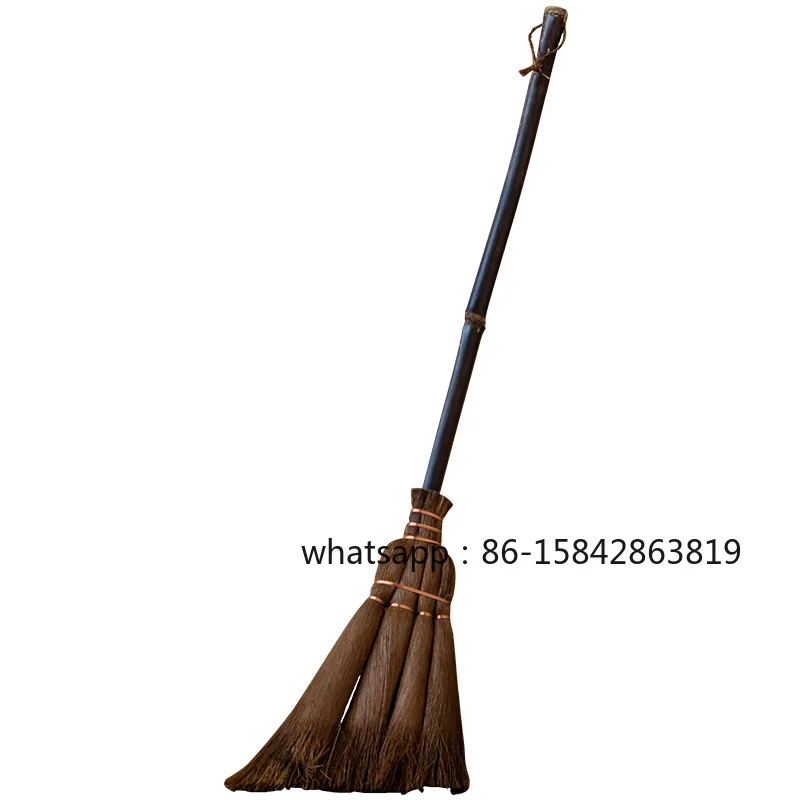 

Household Long-handled Palm Broom Soft-haired Plant Thickened Handmade, Single