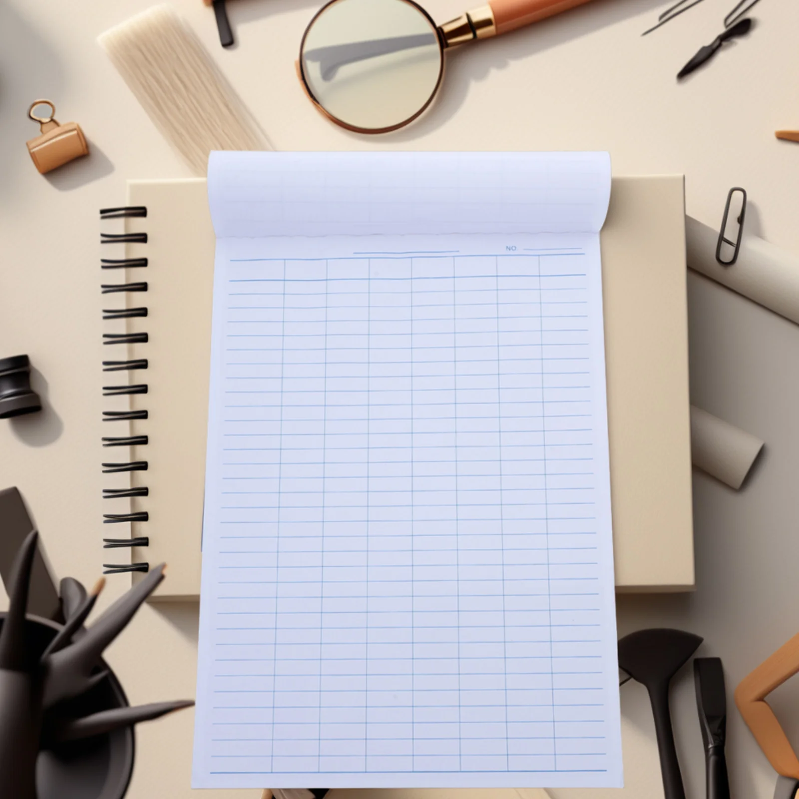 دفتر الأستاذ المحاسب الكبير، دفتر الملاحظات، دفتر الملاحظات، إدارة جرد الأعمال، التتبع المالي، تصميم أنيق