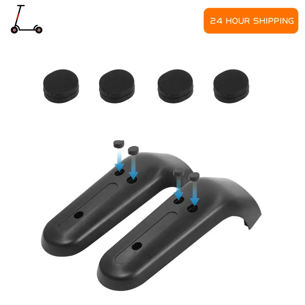 4pcs Front Fork Protection Shell For Ninebot Max G30 G30D Electric Scooter Dustproof Rubber Cap Screw Plug Cover Repairs Parts