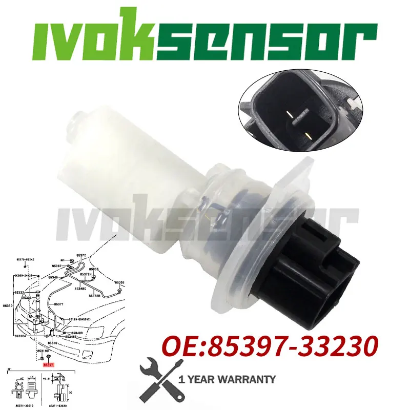 85397-33230 Windshield Washer Reservoir Bottle Level Sensor For Toyota Lexus Camry Corolla Sequoia Sienna Highlander 4Runner