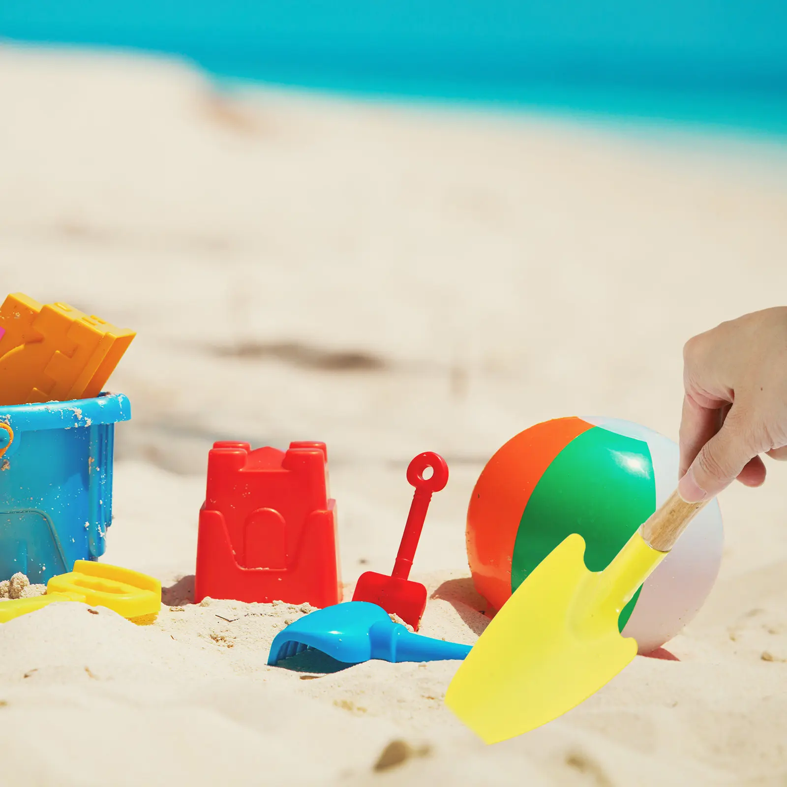 8Pcs Mini Kids Shovels Lightweight Beach Sand Snow Gardening Outdoor Games Coordination Development Kids Snow Shovel