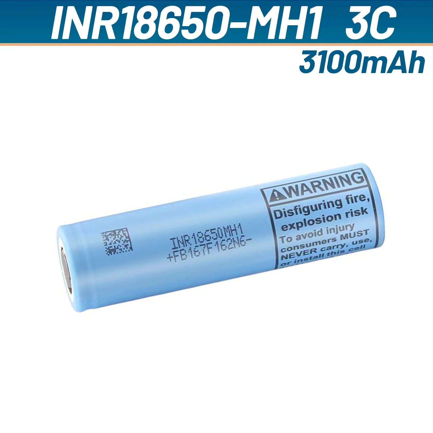 1-100PCS MH1 INR 18650 Battery 3200mAh 15A 3.7V Li-On Rechargeable 3100MAH For Battery Pack Flashlight Replace LG MH1 32E 33V
