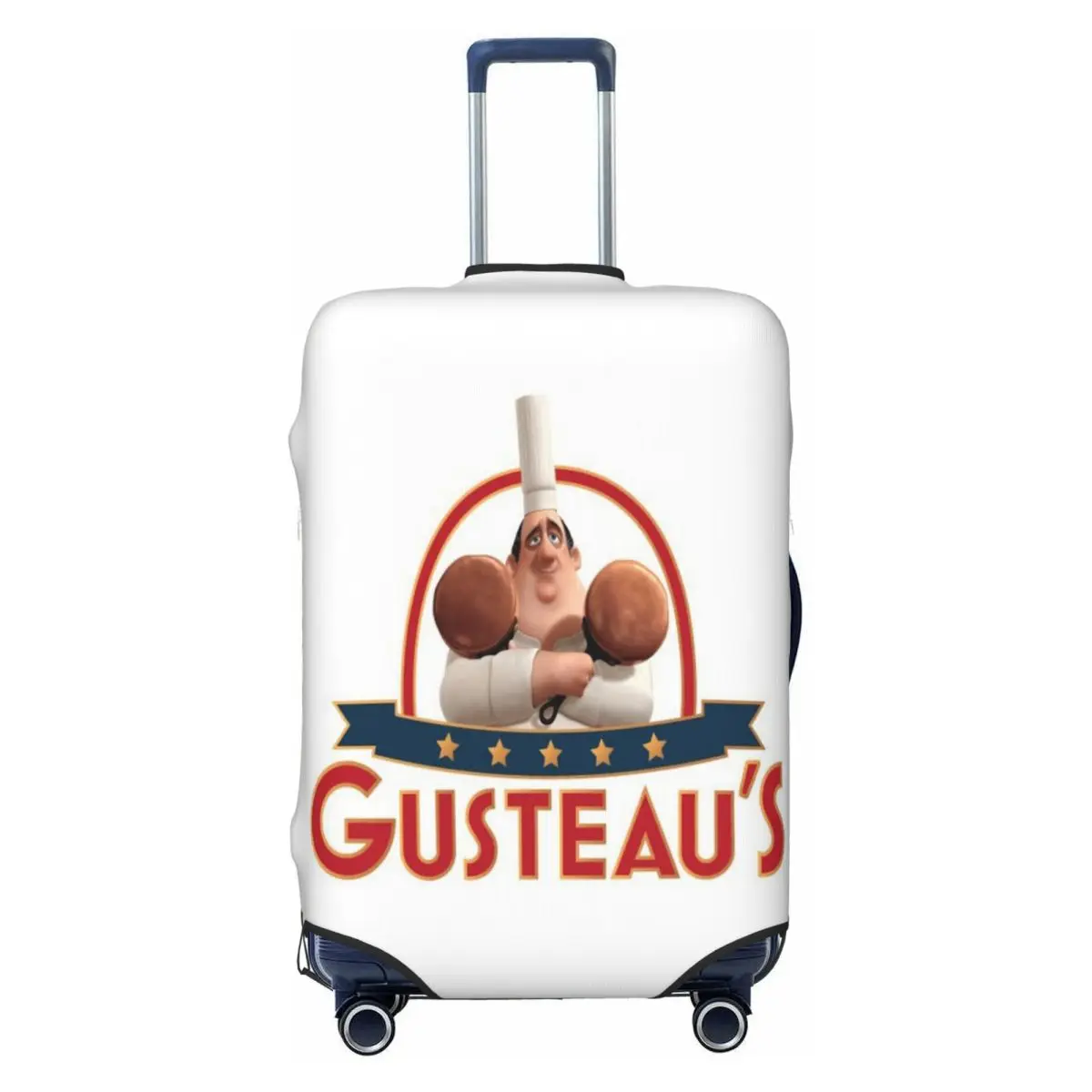 

Custom Ratatouille Gusteau Luggage Cover Protector Fashion Travel Suitcase Covers for 18-32 Inch
