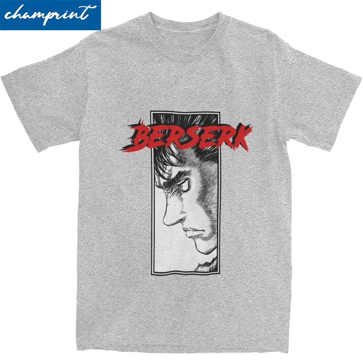 Men Women's Guts Berserks T Shirt Manga Anime 100% Cotton Clothing Crazy Short Sleeve Round Neck Tee Shirt Birthday Gift T-Shirt