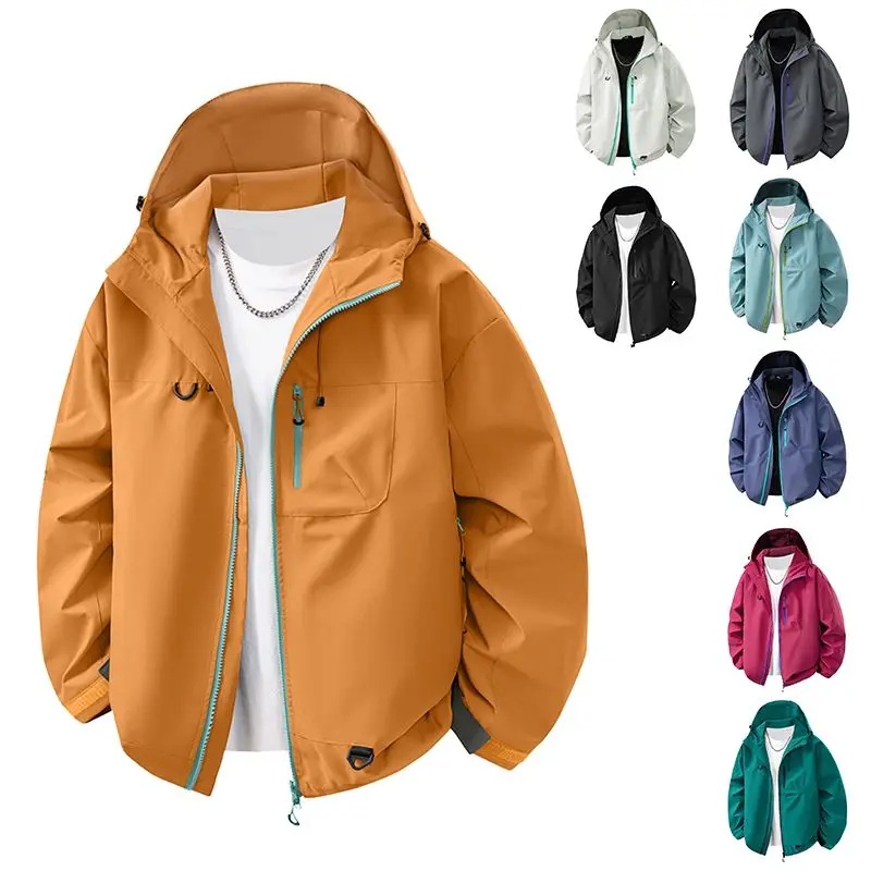 

ex Tee-in-One Fall Winter Hiking Jaet Outdoor Travel Windproof Water-resistant Mountain Series Couples Coat