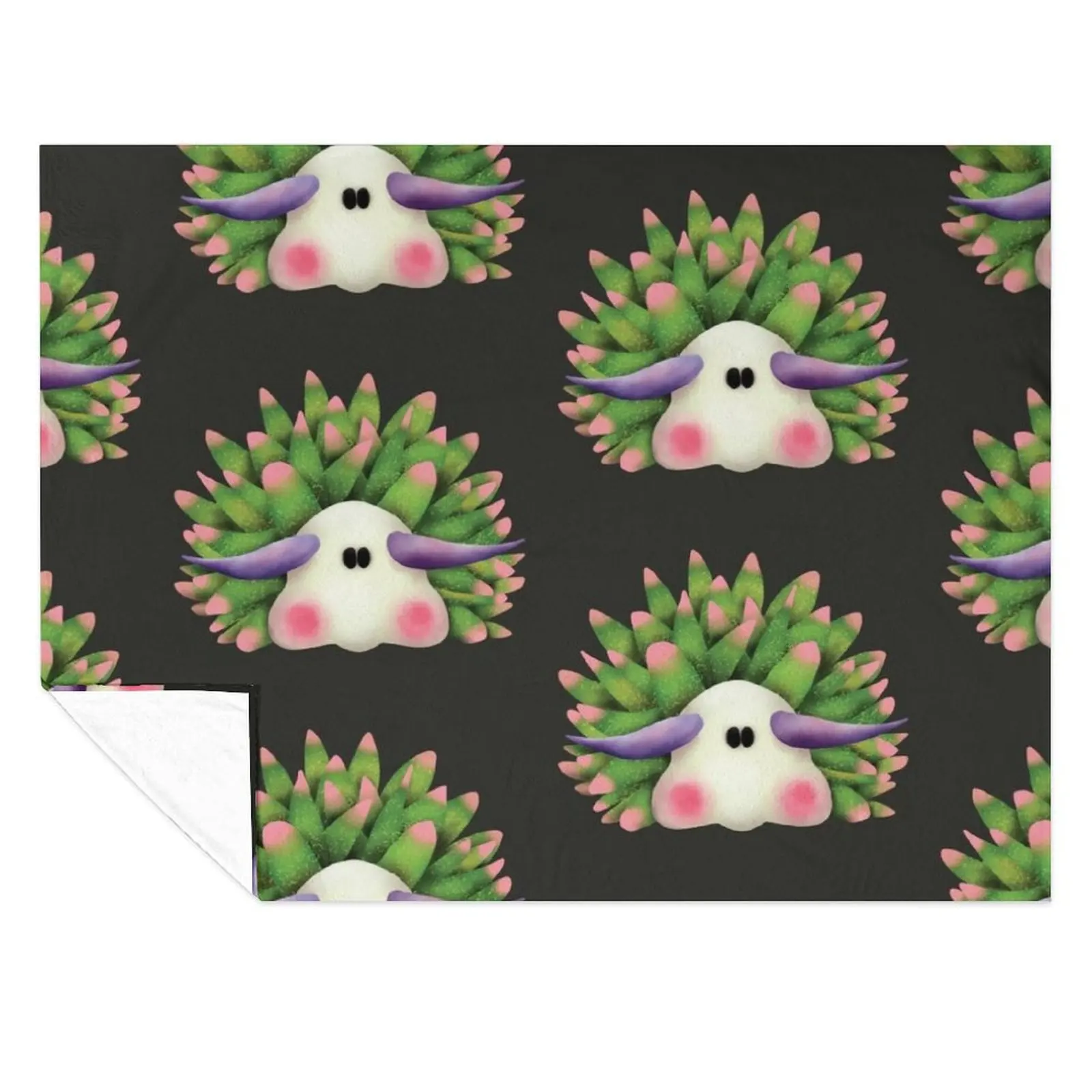 

Leaf Sheep Sea Slug Nudibranch Throw Blanket bed plaid Thermal Blankets For Bed Blankets