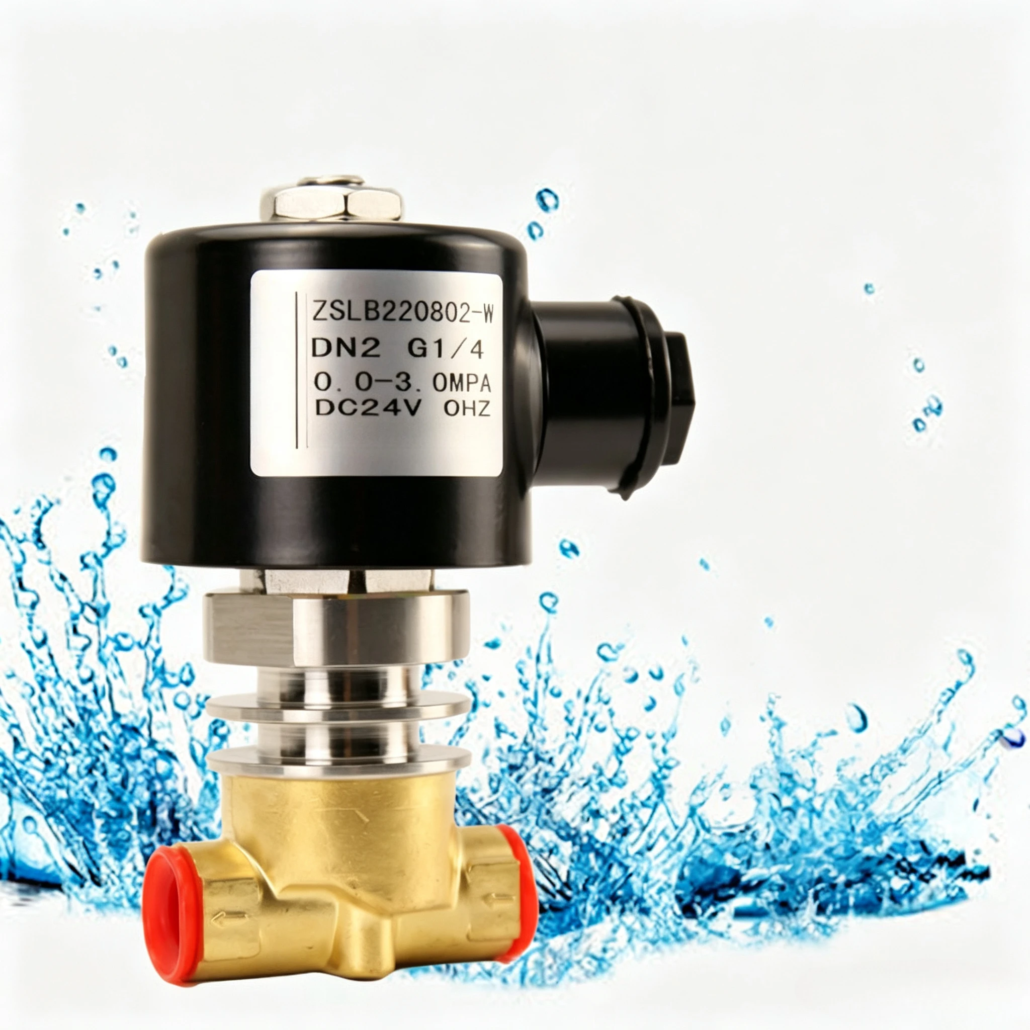 200°C High Temp Steam Solenoid Valve, Heat Resistant Superheated Steam Valve, 1/2