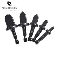 Krachtige 5Pcs Tube Expander Set Countersink Router Bit 6.35mm Shank Reaming Drills 3/4 5/8 1/2 3/8 1/4 for Air Conditioner