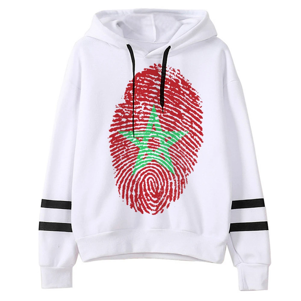 Maroc Morocco hoodies women long sleeve top anime gothic harajuku pulls tracksuit female graphic tracksuit