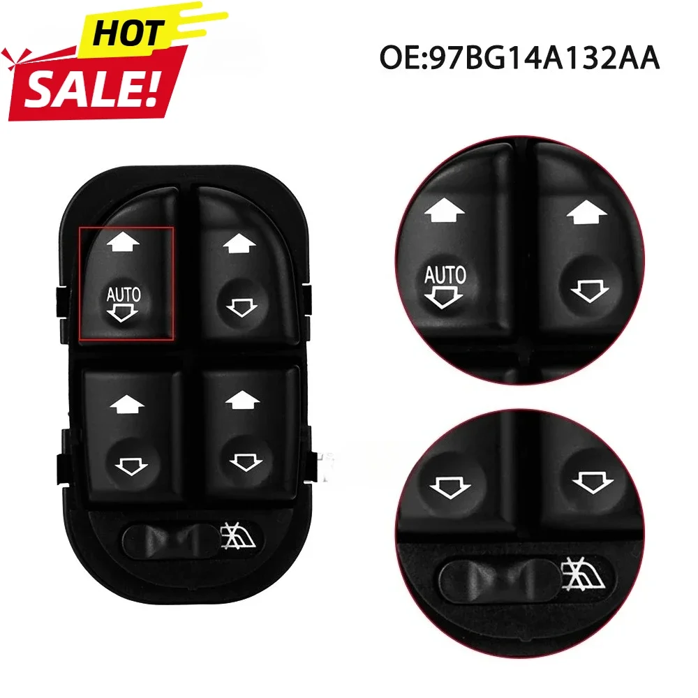 

97BG14A132AA 97BG-14A132-AA Left Driver Side Master Power Window Switch For Ford Mondeo Mk2 1996 1997 1998 1999 2000