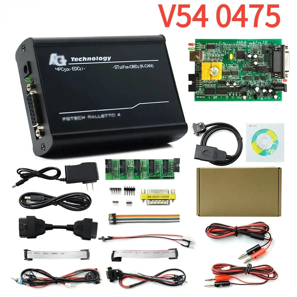 Newest 2023 0475 FGTech V54 Galletto 4 Full Chip Support BDM Full Programming Fgtech Galletto V54 0475 AUTO ECU Programmer