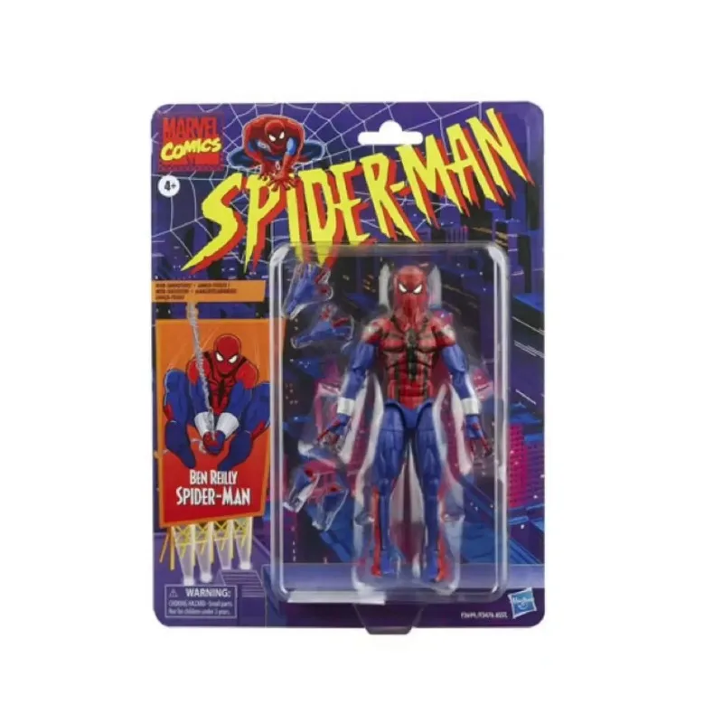 Spider-Man MLl Legends Series Spider Man Collectible Action Figure Toy Retro Collection Toys for Children Original 6-inch