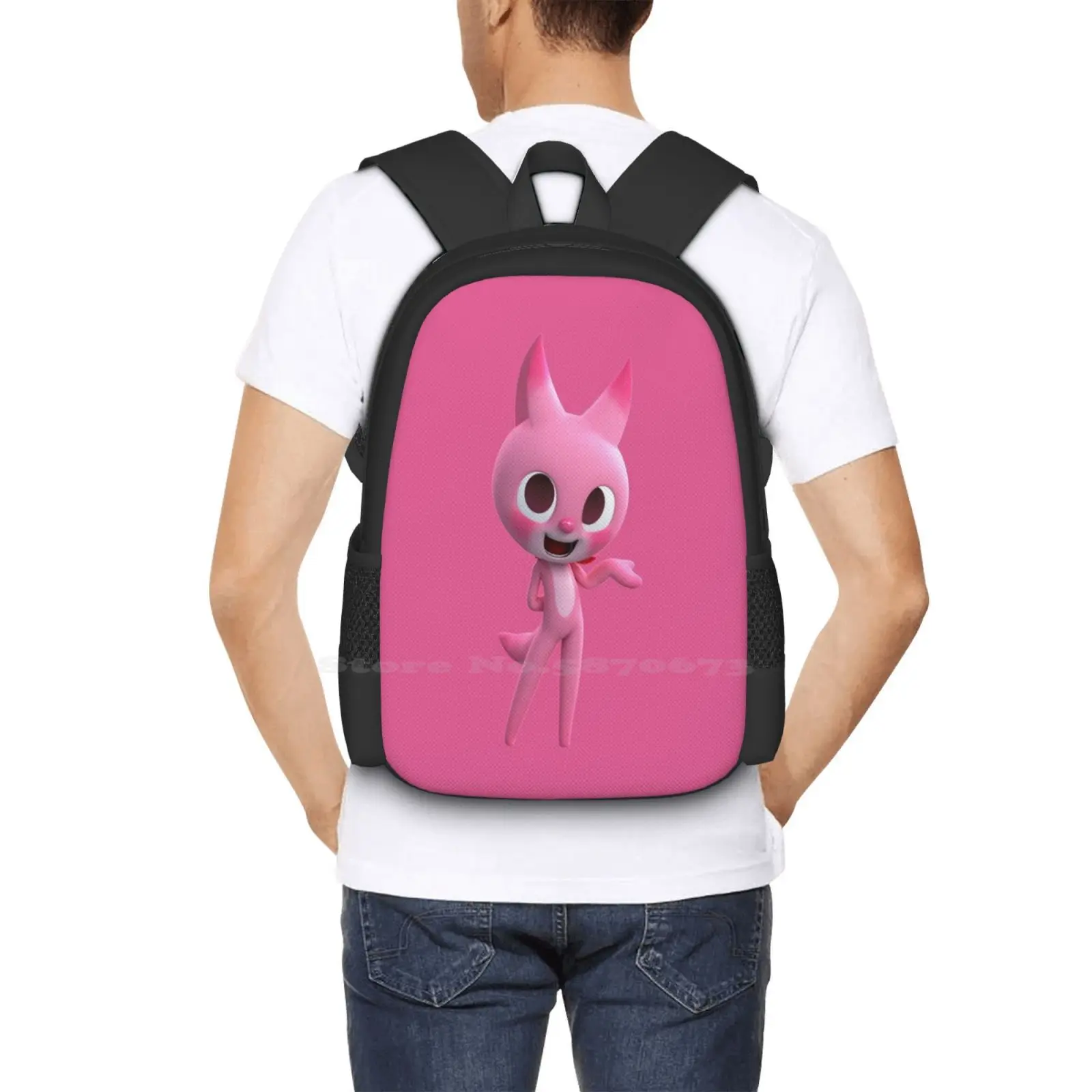 Mini Force : Lucy ( ??) Die Katze Muster Design Tasche Studenten Rucksack Kinder Miniforcex Super dino Netflix Volt Max Lucy Leo