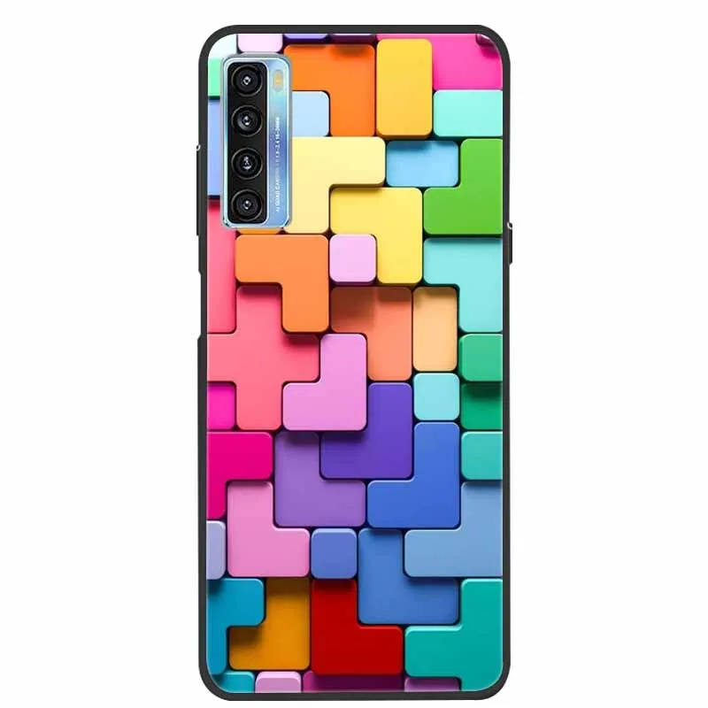 For TCL 20S 20L + Case CooL Silicone TPU Soft Phone Back Cover for TCL 20 5G Cases TCL 20L Plus Funda Audio Ray Shockproof Coque