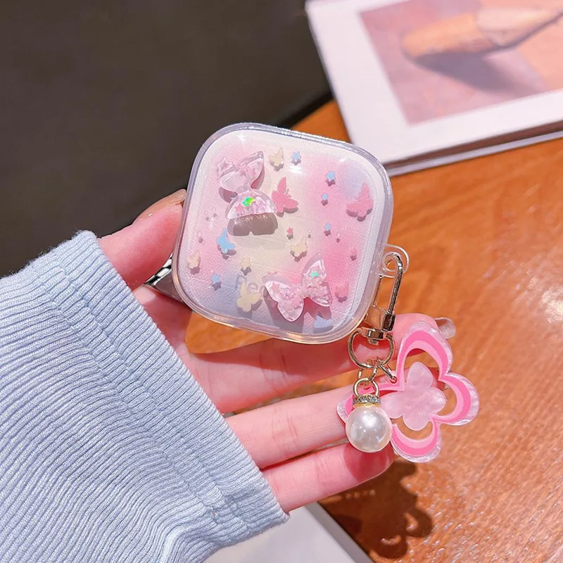 Pour Redmi Buds 6 couverture active fleur colorée/dessin animé Silicone Transparent écouteur couverture mignon pour redmi buds6 étui