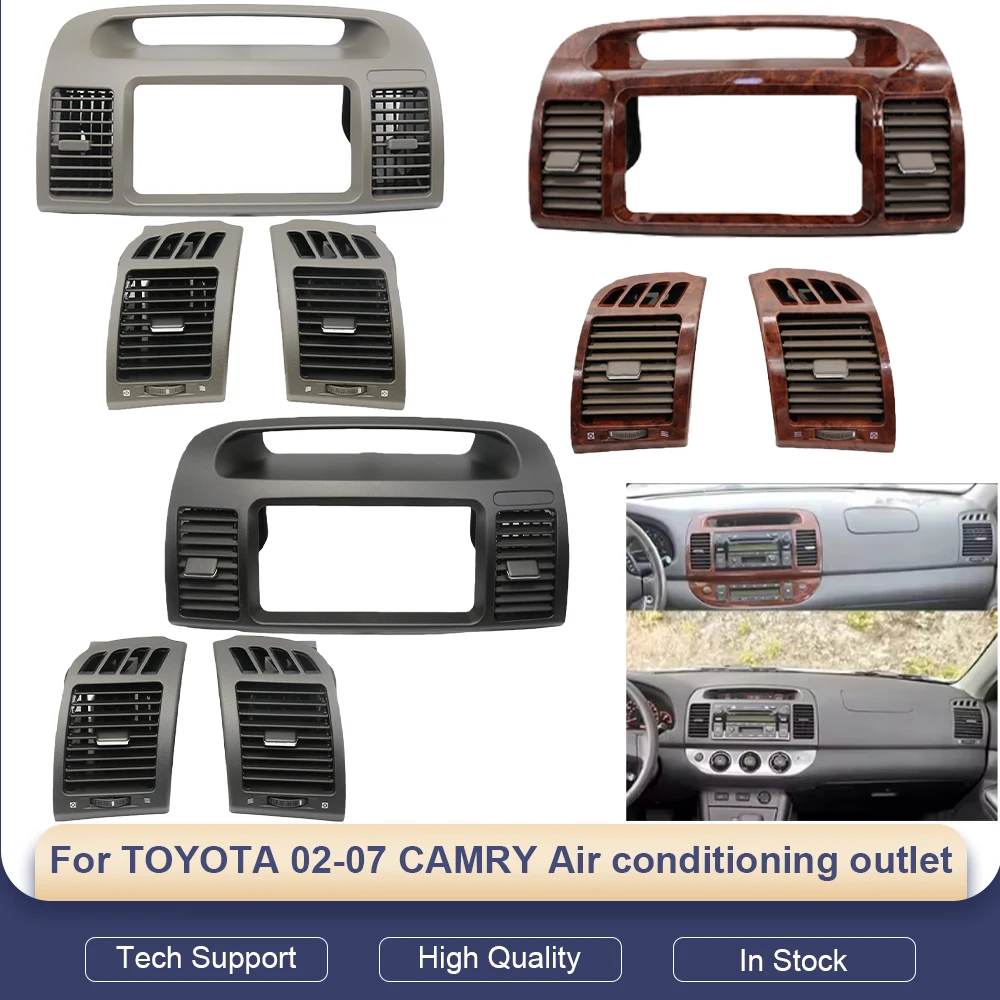 

For Toyota Camry Air Conditioning Outlet Panel Grille Cover Rear Seat Anti Dust Cover Beige 02-07 Models