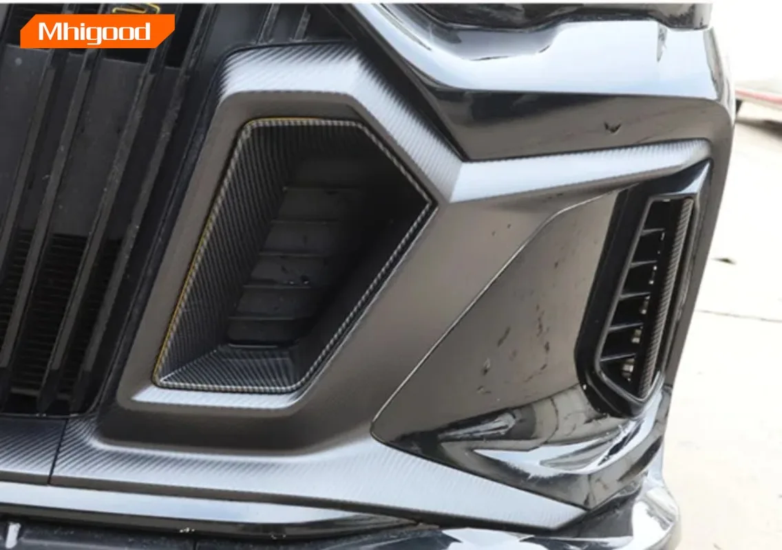 

For Trumpchi GAC Empow 2022 2023 Exterior Accessories Front Fog Lights Lamps Eyelid Eyebrow Decoration Cover Trim 4PCS