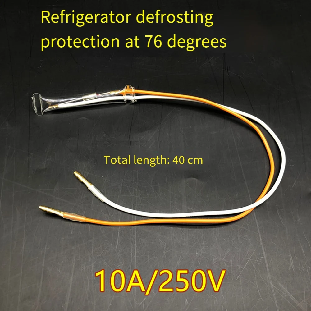 Termostat Pencairan Kulkas KSD303A-7/N8 Sakelar Kontrol Suhu Logam Sakelar Kontrol Suhu Pencairan Bimetalik