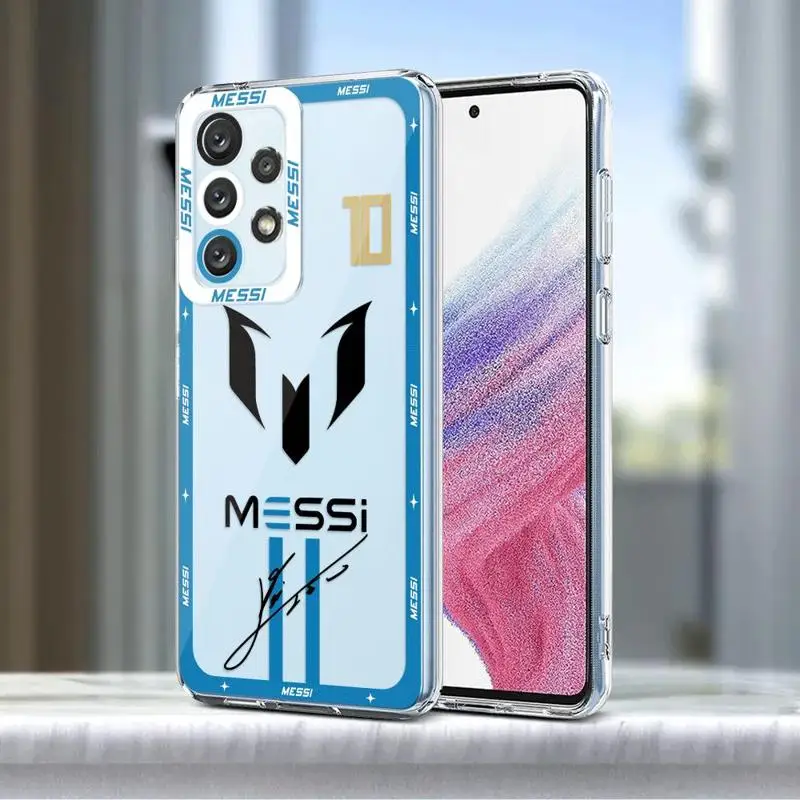 Football Spuerstar M-messi-CR77 Phone Case for Samsung Galaxy A13 A14 A32 A11 A53 A34 A33 A12 A54 A73 A23 A42 A22 A72 Cover