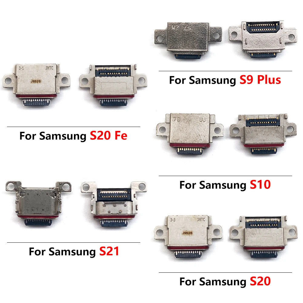 USB 충전 포트 커넥터, 충전 잭 소켓 플러그 도크, 삼성 S22 S21 S20 S10 S10E S8 S9 플러스 울트라 S7 엣지