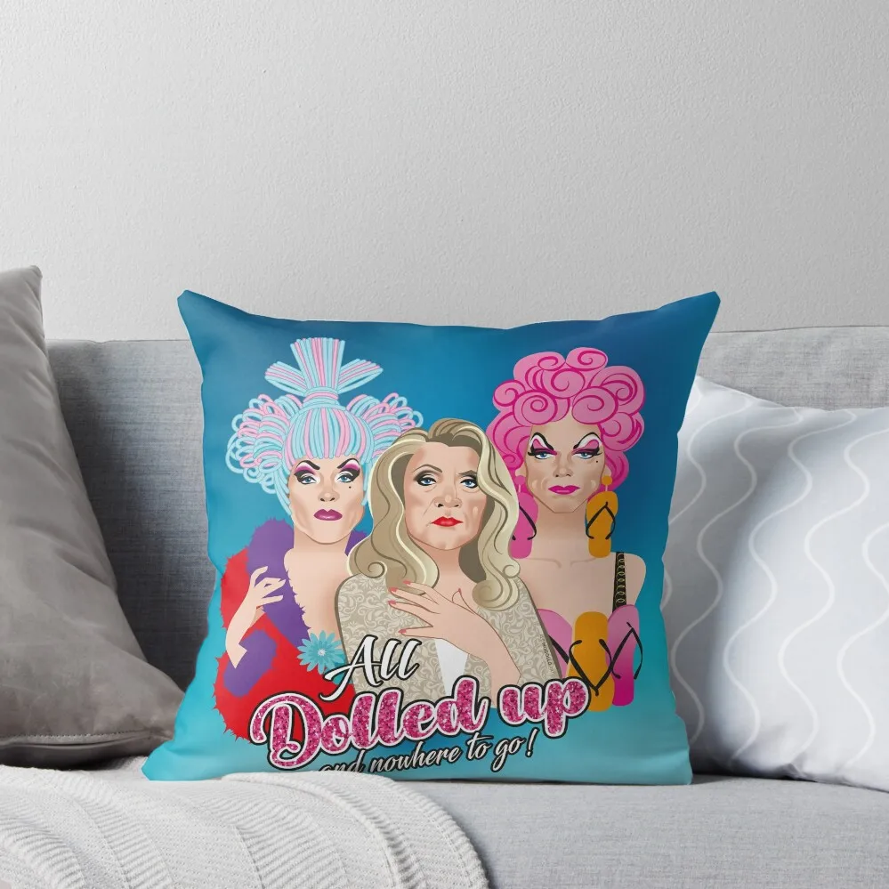 

Dolled up Queens Throw Pillow Cushions Cover Cushion Covers For Living Room Couch Cushions Luxury Pillow Cover pillow